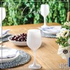 Vikko Decor White Wine Glasses: 11 Oz Fancy Stemware -
