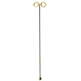 Takakuwa Metal Gentleman Muddler Gold Glasses