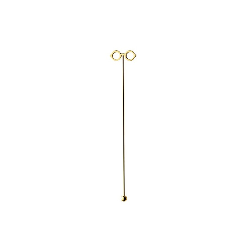 Takakuwa Metal Gentleman Muddler Gold Glasses