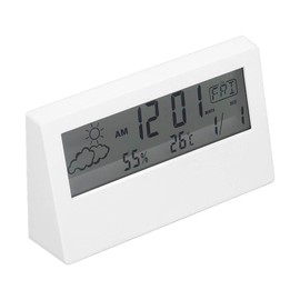 Digital Alarm Clock, Convenient Large Screen Display LCD Alarm Clock Snooze Function for Travel