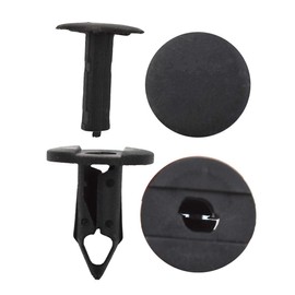 100 PCS 8mm Plastic Rivets Fastener Bumper Push Pin Clips with 1 PC Bonus Fastener Remover 21030249 6503598 N807389S