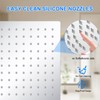 RALANDA 10 Inch Square Rainfall Shower Head, Ultra Thin, Chrome,