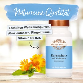 BÄRBEL DREXEL® intestine intact capsules for intestinal problems and constipation, acacia fibre / fibre (pack of 192) 100% natural production Germany intestinal cure, leaky-gut L-glutamine