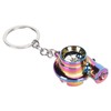 LED Turbo Keychain with Sound and Light Battery Powered Metal