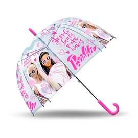 HOVUK Kids Girls Dome Umbrella for Rain-Sun Lightweight Umbrellas, Bubble Rainproof Umbrella for Children 3-7 Years Folding Umbrellas