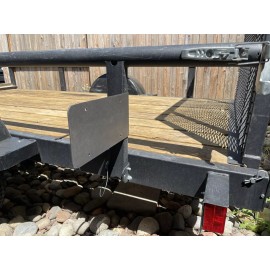 Elevate Metalcraft Side Mount License Plate Holder Trailer Flatbed RV Heavy Duty Steel Bolt On