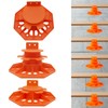 YEUQWJ 24 PCS Adjustable Deck Support Pedestal (1-3/16''-2-3/4''), Deck Foundation