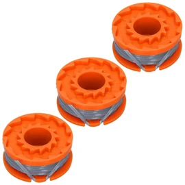 SPARES2GO 2.5m Line & Spool for MacAllister MGTP18Li Strimmer Trimmer (Pack of 3)