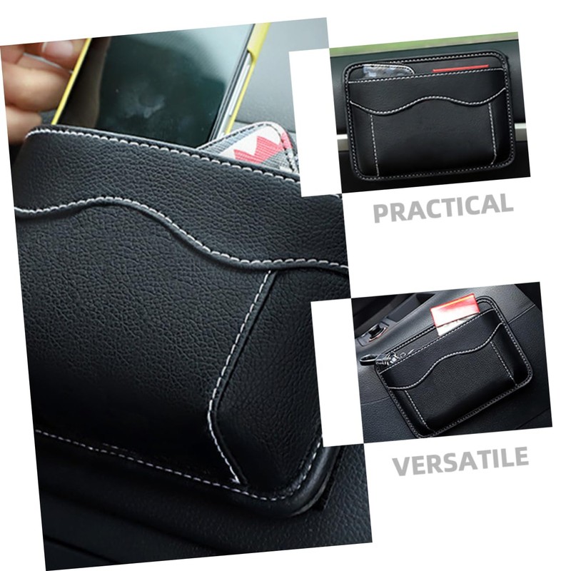 Alipis Car Console Organizer Bag Dashboard Pouch Design for Easy