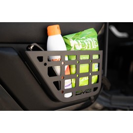 Slim Rear Door Molle Pockets for 2011-2018 Jeep Wrangler JK | Replaces The Weak Factory Netting | Slimmer Width for Improved Legroom | Molle Panel Design for Gear Mounting Solutions | Sold as a Pair