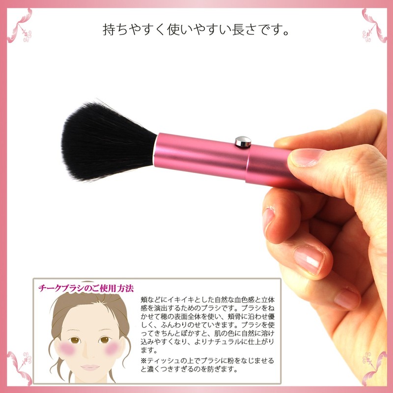 Shishida Seishindo Blush Brush Slide, Pink