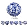 Abaodam Ceramic Balls Set of 3 Blue and White 5.00X5.00X5.00cm
