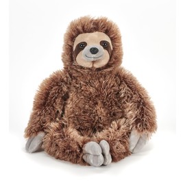 The Petting Zoo Sloth Stuffed Animal Plushie, Gifts for Kids, Wild Onez Wildlife Animals, Brown Zoologee Sloth Plush Toy 12 inches