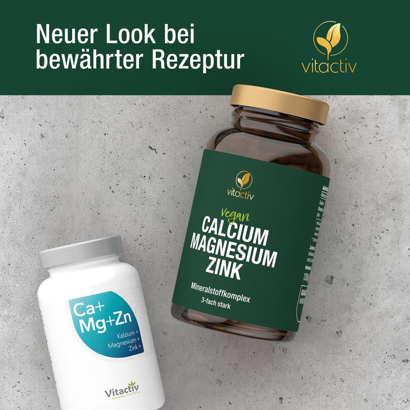Calcium & Magnesium & Zinc – Highly Dosed Mineral Complex