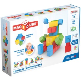 Geomag 69 Magnetic Toy, Yellow, red, Blue, Green