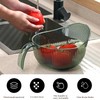 Rice Washing Bowl with Drain Holes - Large Capacity Strainer
