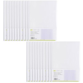 Folder Slider, A4 Sliding Bar Binder, Plastic A4 Sliding Bar Binder, A4 Plastic Report Covers, A4 Sliding Bar Binders, Sliding Bar Binders, A4 Clear A4 Sliding Bar Binders, Pack of 20
