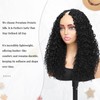 Urbeauty Pink Mango V Part Curly Wig for Black Women