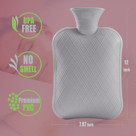 Classic Hot water bottle (Blue M)