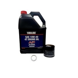 Yamaha STRYKER (2011-2017) all Models Oil Filter Change Kit Yamaha Part# 5GH-13440-80-00 and 1 Gallon All Purpose LUB-10W40-AP-04