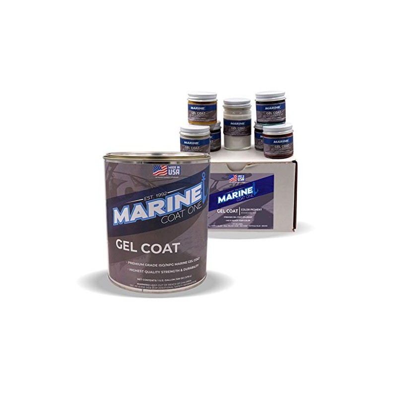 MarineCoat One Complete Repair Kit – White Gel Coat w/Color