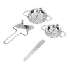 10PCS Stainless Steel Dumpling Maker Dumpling Mold Set and Cutter