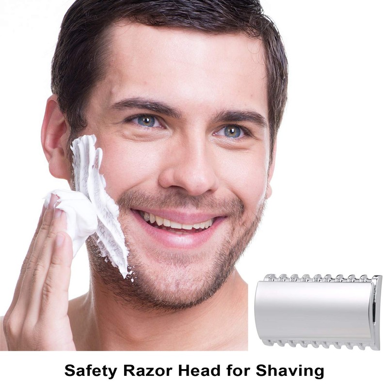 Safety Razor Head for Shaving Open Comb Head Double-edged Razor