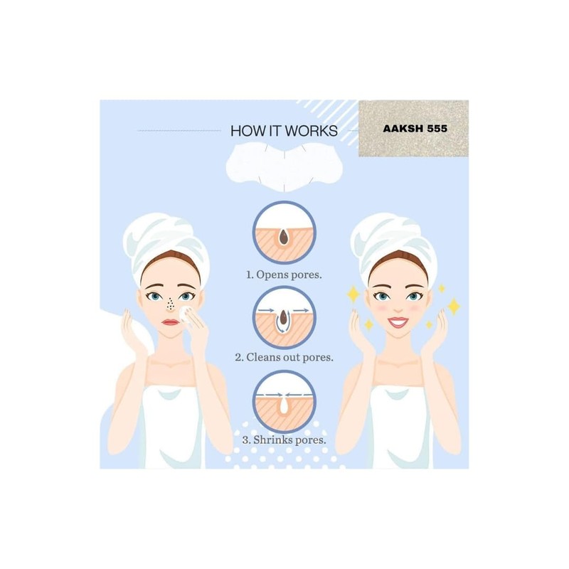 (12- STRIPS) Australian Tea Tree Deep Cleansing NOSE PORE STRIPS,