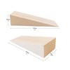 Haggiy hardwood wedges - beech wheel chocks (pack of 10),