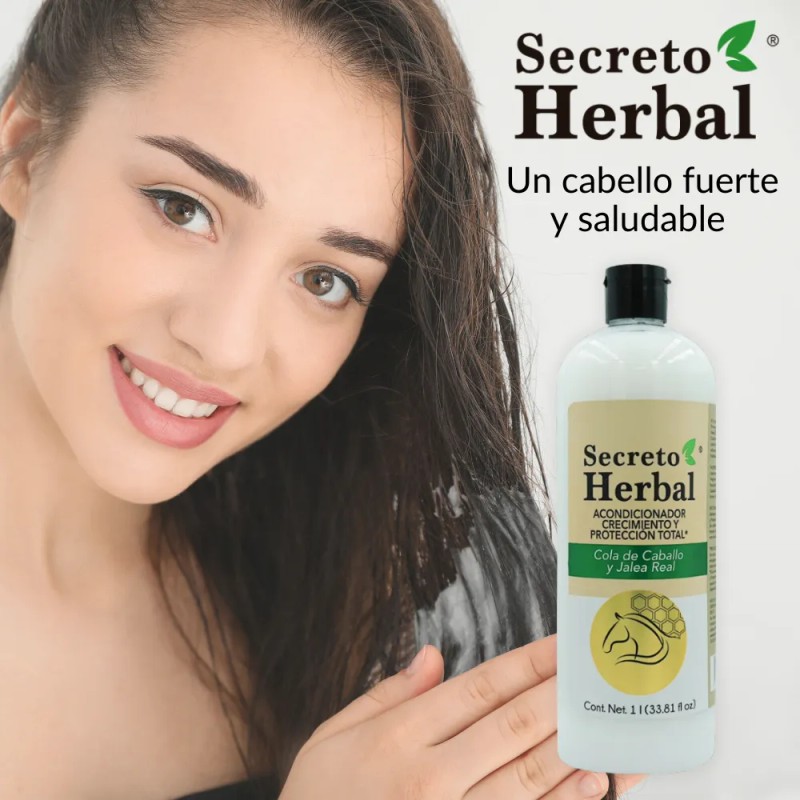 Acondicionador Secreto Herbal Protección Total Jalea Real 1l