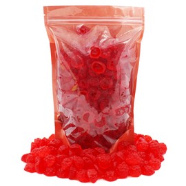 Red Berry Gummi Raspberries Candy, Assorted Fruit Flavors Gummies, Allergy Friendly, Non-GMO, No Artificial Sweeteners Gummy (2 Pound Bag)