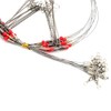 10Pcs Wire Trace Leader Rig Stainless Steel 5 Arm Fishing