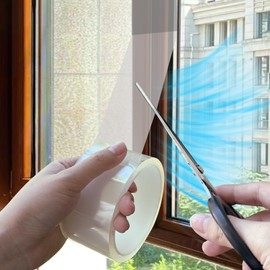 Weather Stripping Door Seal, Window Insulation Kit for Winter, 2 Inch x 33FT, Window Weather Sealing Tape,Weather Stripping for Doors, Windows,No Residue, Strong Sticky