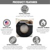 FireBlack Black High Temp Gasket Vision Kamado Smoker Grill Self