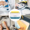 Kitchen Dish Soap Dispenser with Sponge Holder, 2-in-1 Countertop Soap