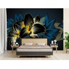 Myphotostation Gold Floral Peel and Stick Wallpaper Removable Self AdhesiveLuxury