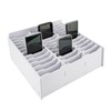 SANFURNEY 36 Slots Cell Phone Storage Box for Classroom Calculator