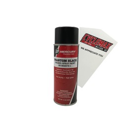 Cyclemax One Pack compatible with Mercury Phantom Black Spray Paint 12 OZ 92-8028781 Contains One Phantom Black Spray Paint 12 OZ and a Funnel