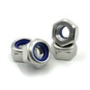 ProRaje Pack of 10 NYLSTOP Nuts M6 Stainless Steel Undelayed