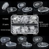 Eyeglass Nose Pads, GOTOBA 22 Pairs Screw-in Eyeglasses Nose Pads,