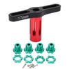 4 Set 17mm Hex Nuts Splined Wheel Hubs with Removal