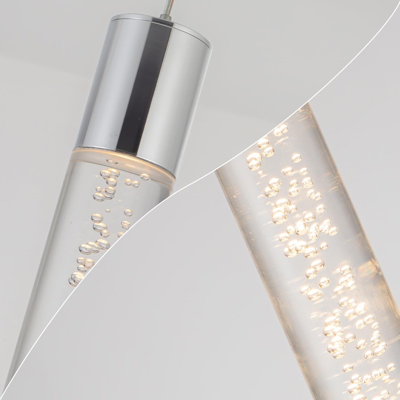 Ajbvp Modern LED Pendant Lights Kitchen Island Lighting,Dimmable 5CCT/2700K/3000K/3500K/4000K/5000K,Hanging Island