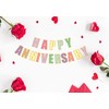 Happy Anniversary Banner, Wedding Anniversary Party Funny Paper Sign Party