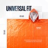 NASA Emergency Poncho – Anti-Tear Mylar™ Blanket (4-Pack, Solar Orange)