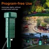 JASCO MTS Photocell Stake Timer, Outdoor, 6 Grounded Outlet, Green,