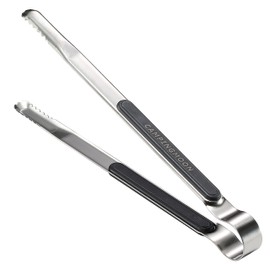 CAMPING MOON SJ10-2P BBQ Tongs, Tabletop Stove Tongs, Stainless Steel, Charcoal Grilling Ichiban, Set of 2