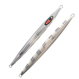 Tolure Jig Lure 4 Colors 150g Rapid Sinking Laser Paper Coating Night Glow Boat Fishing Trolling Lure Tuna Bonito Red Sea Bream Cod Sawara Sea Fishing Jigging 1 Piece/Pack (Silver 1)