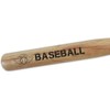 normani Baseballschläger aus Holz oder Aluminium mit rutschfestem Griff Farbe