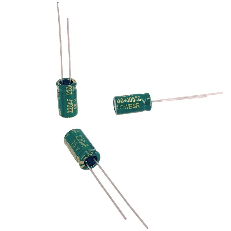 PENGLIN 20pcs Electrolytic Capacitors Aluminum Electrolytic Capacitors 16V 220UF 105℃
