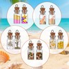 10 Pcs Small Glass Bottles with Cork Stoppers, 1.5ml Mini